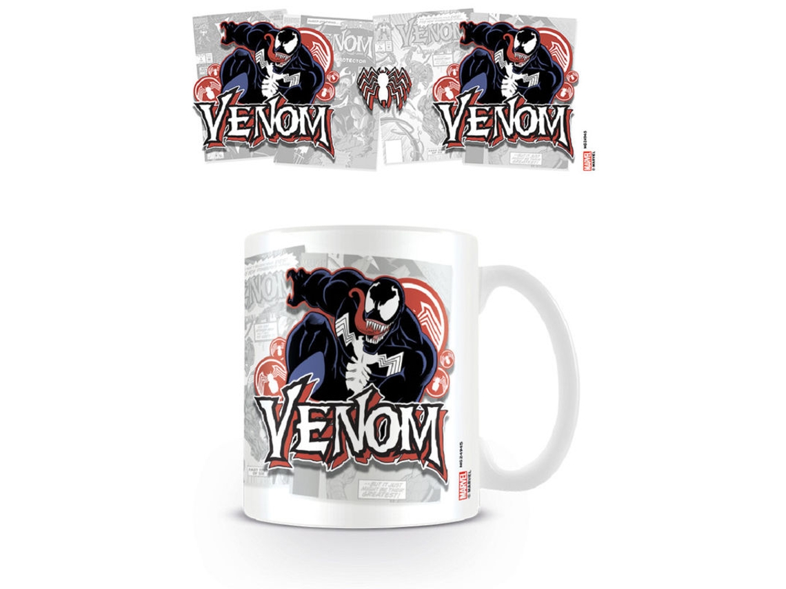Diseño de portada de taza de Venom de Marvel Pyr Pyramid International