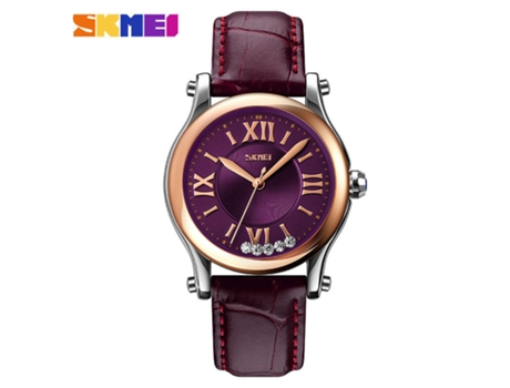 Relojes De Mujer Relojes De Pulsera De Mujer Analógicos De Cuarzo De Cuero Impermeables-púrpura LUUCOZK