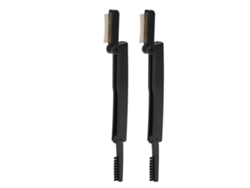 2 Piezas De Peine Para Pestañas Y Cejas Plegables De Dientes De Metal Doble Lado Vante
