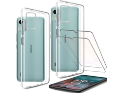 Conjunto de Protectores de Pantalla Filme Hd Dureza para Nokia C12 6.3 HONGWE. (2un)