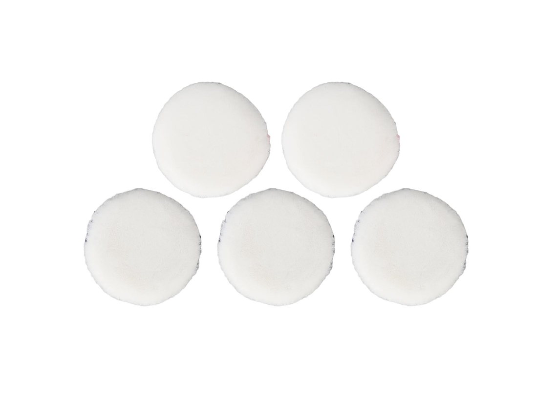 5 Borlas Para Polvos De Maquillaje, Hipoalergénicas Y Lavables.