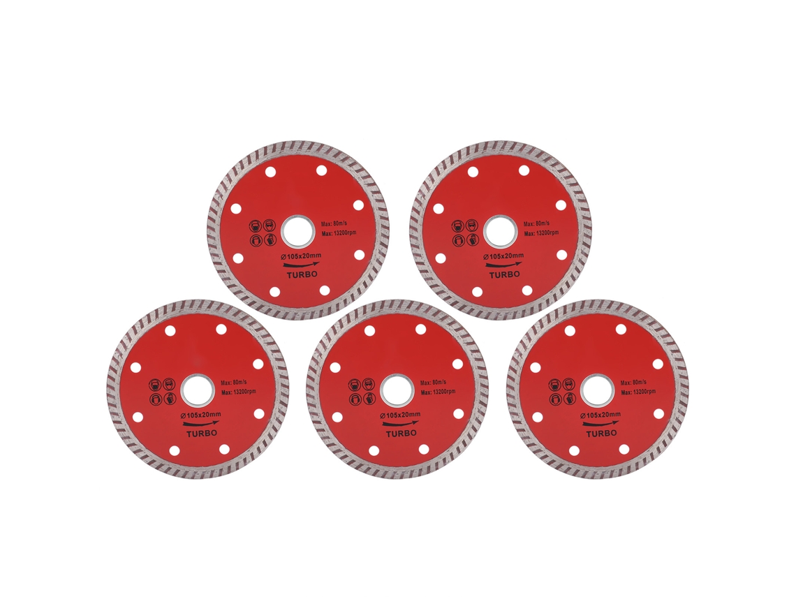 Discos De Sierra De Diamante De 105 Mm Para Cortar Cerámica, Madera Y Materiales Duros.
