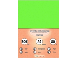 80Gr A4 Papel Verde 500 Hojas