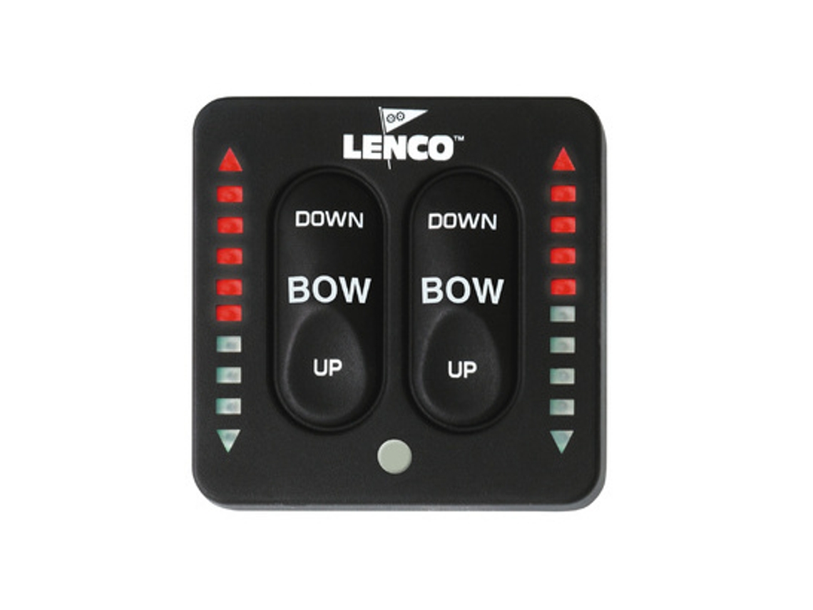 Interruptor impermeable de doble isk con led LENCO MARINE INC. 15171-001