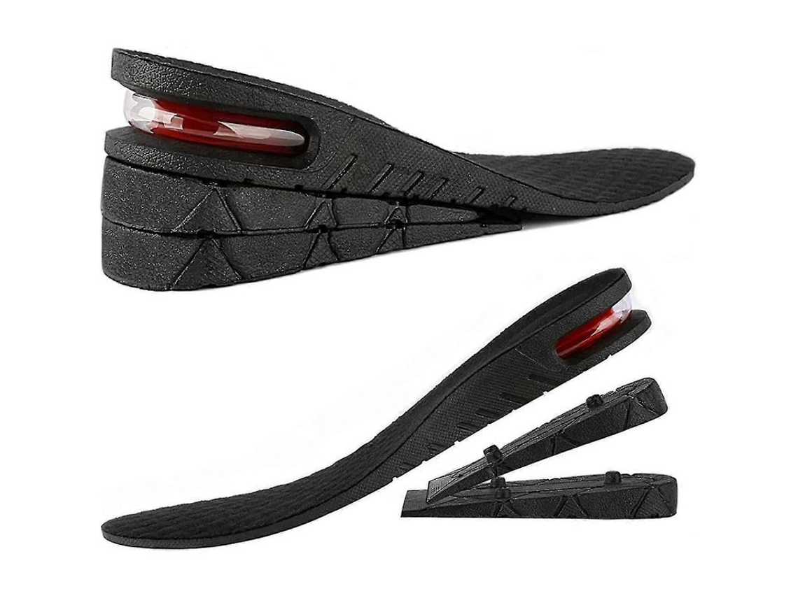 Plantillas Elevadoras De Altura Para Hombre Y Mujer, 3 Capas De 6 Cm, Invisible Air, Ajustables Y Cómodas.