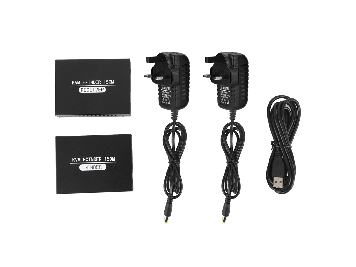 Extensor Hdmi Sin Comprimir Que Transmite Full Hd 1080p A Través De Cat 5e/6 Hasta 150 M Con Edid Y Enchufe Británico.