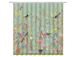 Cortina De Ducha - Impermeable - Cortina De Ducha Estampada - Poliéster - 150*180 Cm