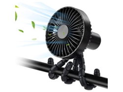 Ventilador USB silencioso BRILVIBERA para cochecitos de bebé