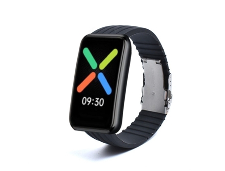 Correa Silicona Líquida para Oppo Watch Free Negro