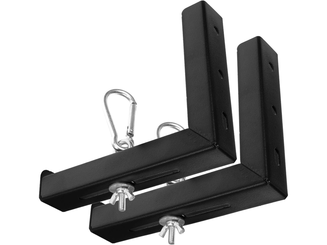 Soporte Ajustable De Metal Negro Para Proyector (hasta 15 Cm) - Fácil De Instalar