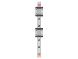 Kit De Rieles Lineales Mgn12c Con 2 Bloques, Pequeño Y Ligero, Alta Capacidad De Carga Para Impresoras 3d Y Máquinas Cnc, 100 Mm