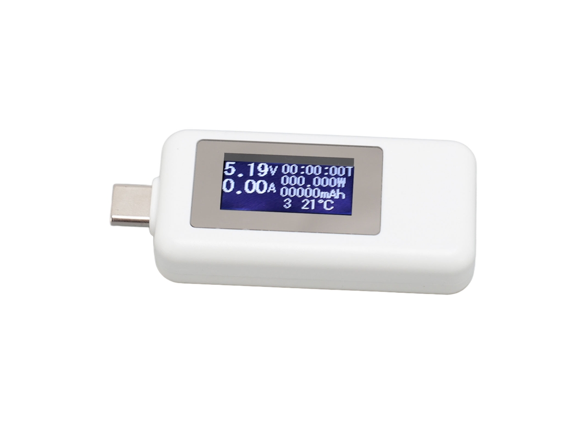 Dispositivo Digital De Medición De Voltaje, Corriente Y Potencia Kws 1802c Usb-c, 0-5,1 A, 4-30 V, Para Laboratorios.