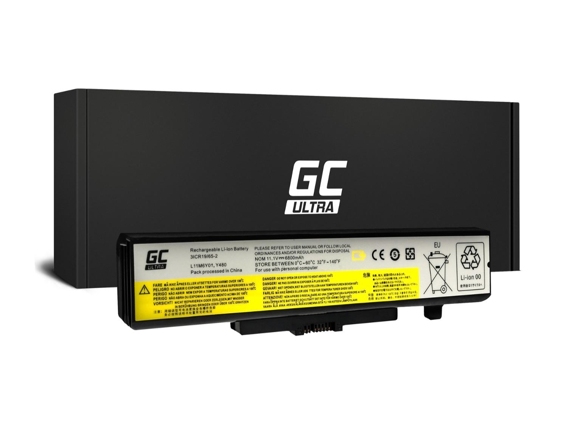 Batería GREEN CELL Ultra para Lenovo Y480 V480 Y580 / 11.1V 6800Mah
