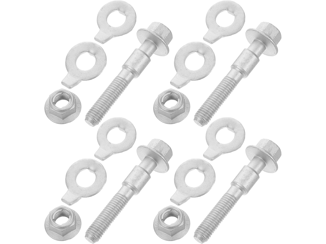 Kit De 4 Parafusos Excêntricos Para Ajuste Preciso Da Cambagem Das Rodas