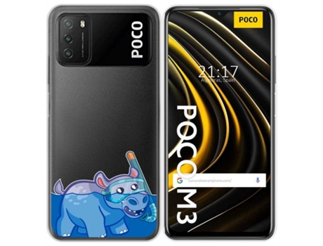 Carcasa Xiaomi Redmi 9T TUMUNDOSMARTPHONE Dibujos Transparente Multicolor
