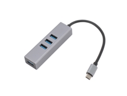 Concentrador De Datos Usb C De 4 Puertos 5gbps De Alta Velocidad 4xconcentrador Usb3.0 Para Windows Linux