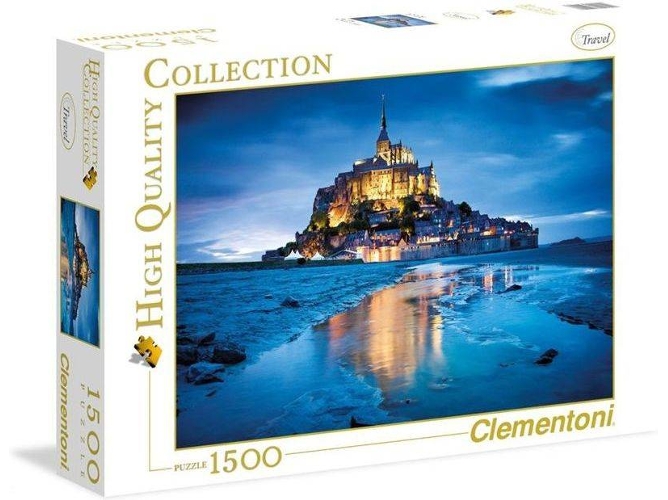 Puzzle CLEMENTONI Mont Saint Michel (1500 Piezas)