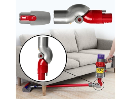 Adaptador superior/inferior cabezal de cepillo suave para Dyson V7 V8 V10 V11 accesorios para aspiradoras de rotación multiángulo de liberación ráp...