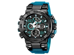 Reloj deportivo MDUG para hombre, resistente al agua, con doble pantalla luminosa y cronógrafo.