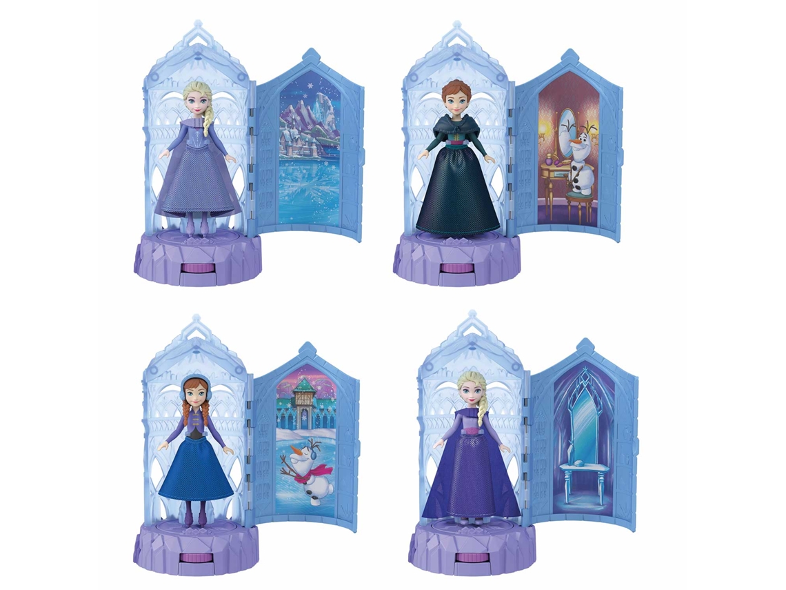 Castillo de hielo giratorio Disney Frozen Surprise de Mattel JCR90/JCR85