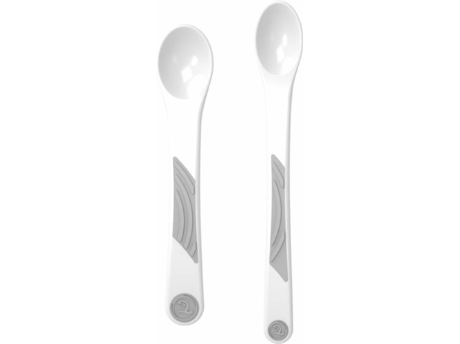 Cucharas TWISTSHAKE Blanco y Gris 4m+