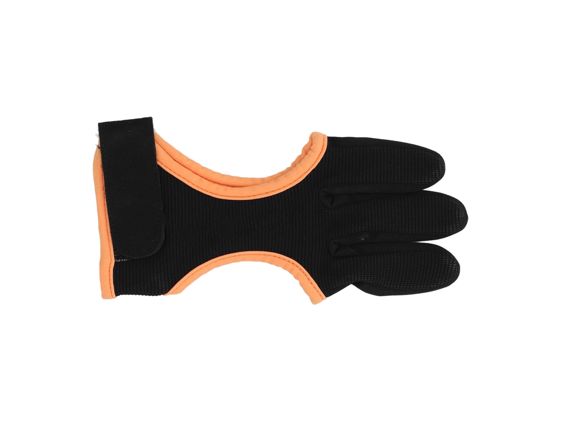 Guantes De Tiro Con Arco Transpirables De Pu De Tres Dedos Para Uso En Exteriores.