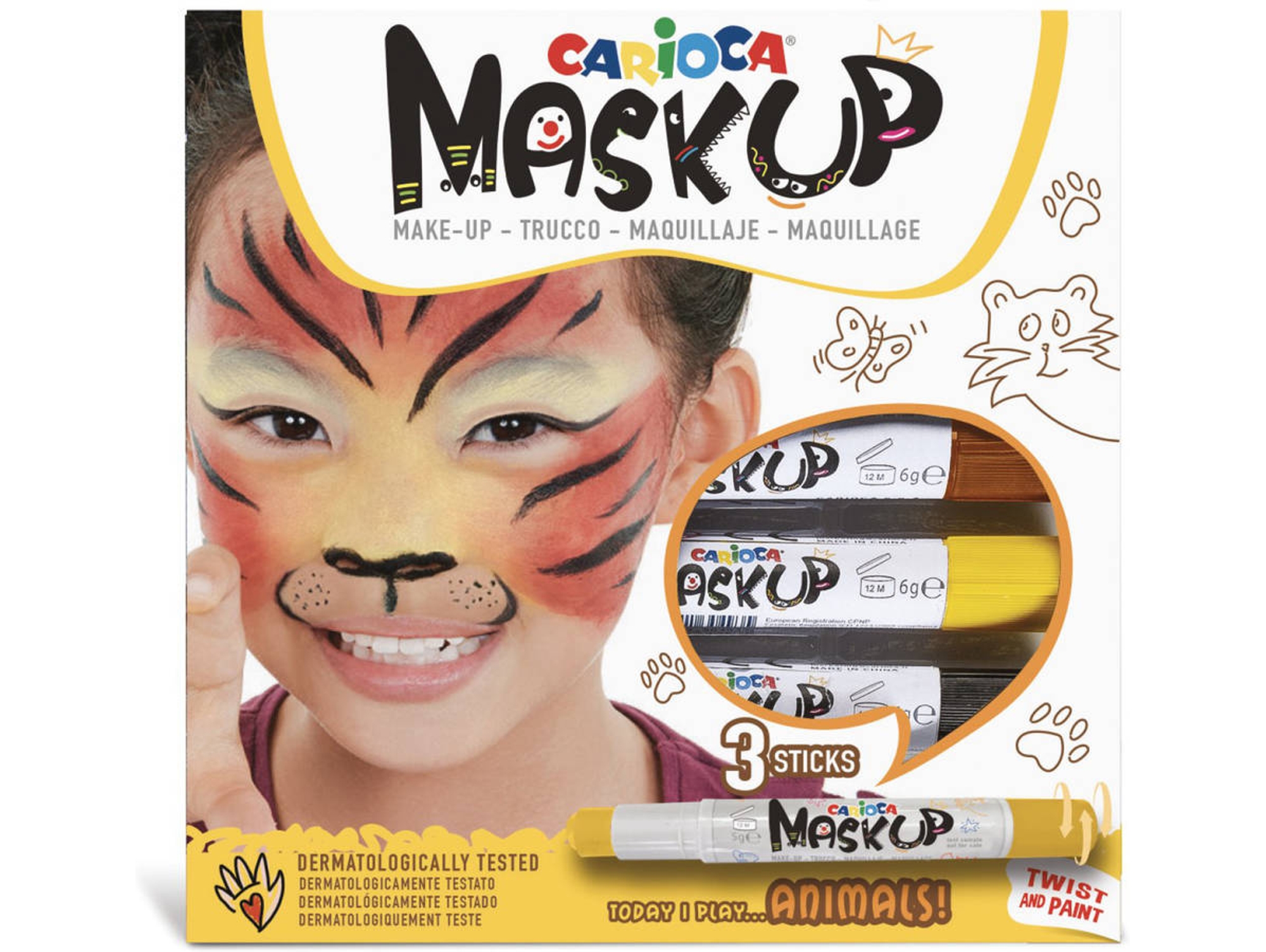 Pintura Facial CARIOCA Mask Up 43048 (3 Colores)