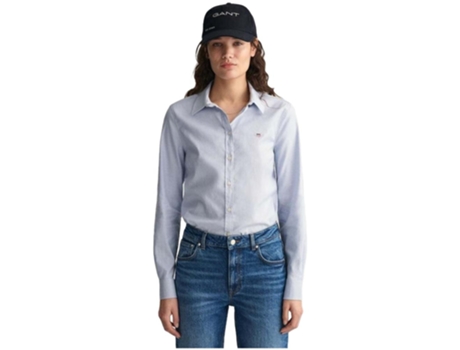 Camiseta de Mujer GANT Corta Azul (W36)
