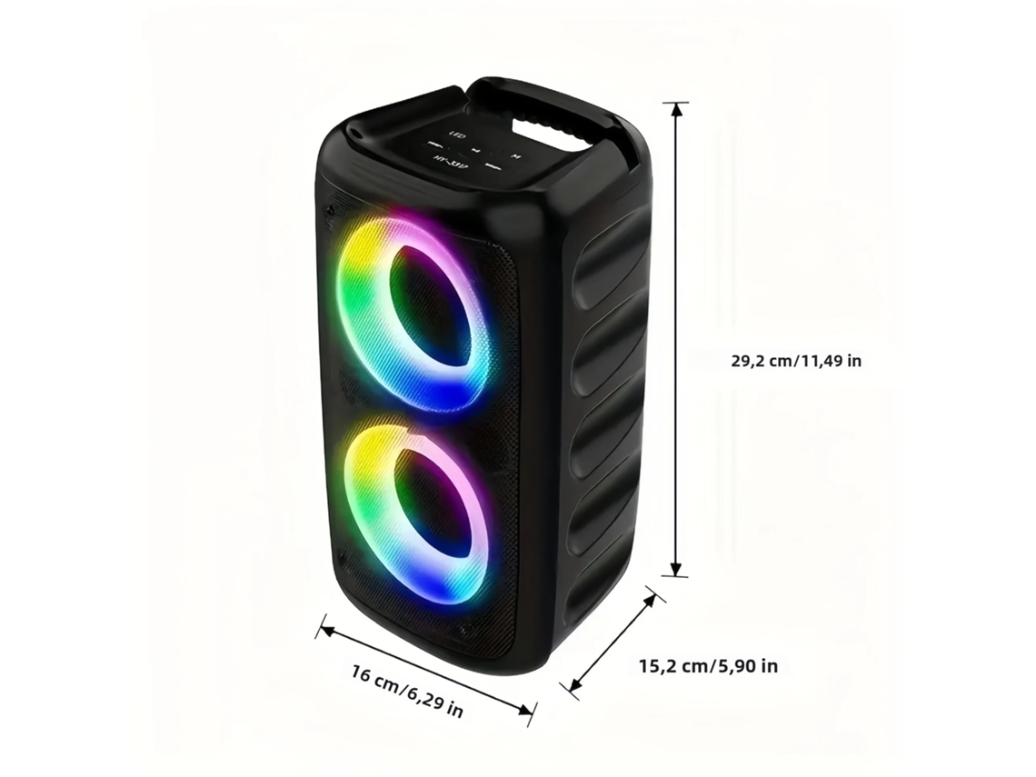 Altavoz Inalámbrico Hy-3317, Graves Y Efecto Envolvente