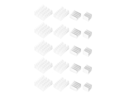 20 Disipadores De Calor De Aluminio Con Adhesivo Para Raspberry Pi 2/3/4 3b 4b