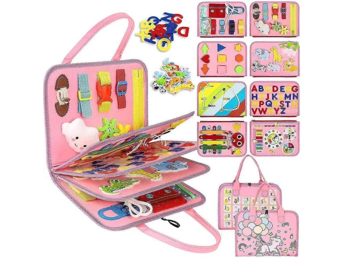 Tablero De Aprendizaje De Fieltro Para La Educación Infantil Toy Shuttle Monterey Tablero De Actividades Prácticas