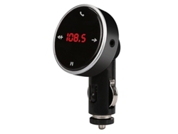 Transmisor FM Bluetooth Yizhood FM15 Pantalla LCD Android/iPhone Negro