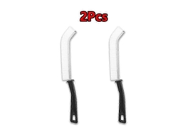Cepillo multifuncional para limpiar grietas empotradas, 2 piezas, herramienta para limpiar huecos del baño Nostalgia88