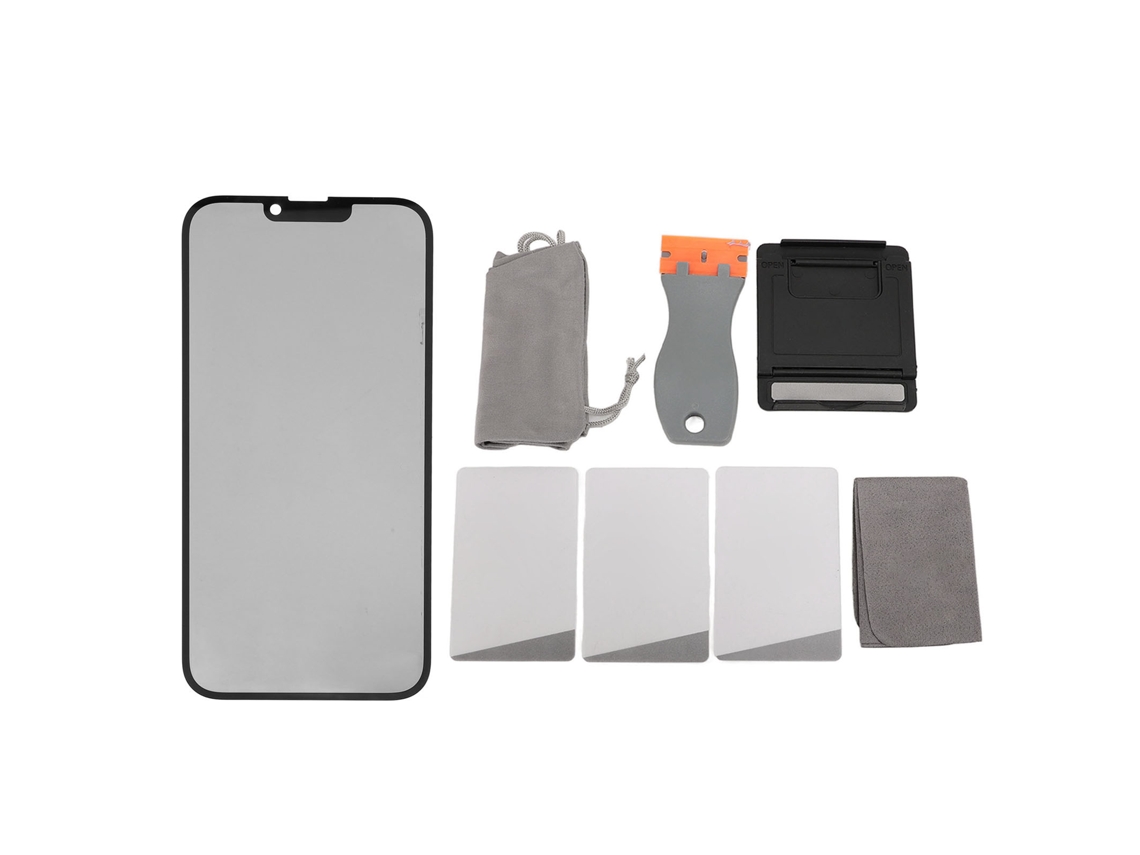Kit De Reparación Para Reemplazar El Cristal Frontal Externo De La Pantalla Para Ios 14 Plus Con Adhesivo Oca.