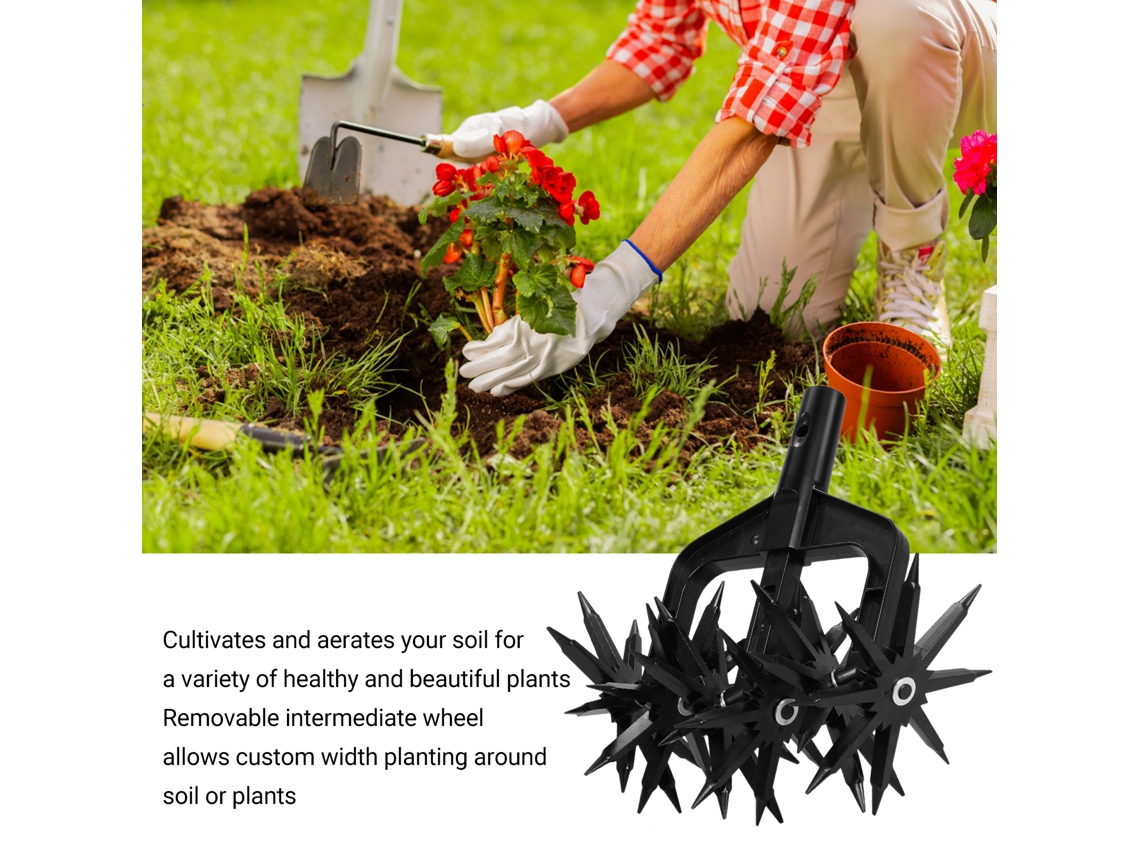 Arado manual 2 en 1 para el cultivo de jardines