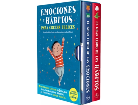 Estuche Regalo Emociones y para crecer felices tapa dura libro de maría español