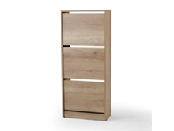 Zapatero 3 Puertas 119X51X26 Roble VENPRODIN