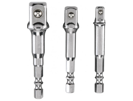 Juego de 3 Adaptadores para Llave de Vaso 12, 38 Y 14 KWB
