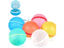 Balões de Água Reutilizáveis, Enchimento Rápido, Bombas de Respingos, Brinquedos para Piscina Ao Ar Livre para Crianças
