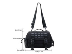 Bolsa De Pesca Com Cintura E Trabalho Transversal Para Armazenamento De Equipamentos De Pesca Camping E Hiking