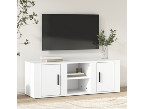 Mueble De Tv VIDAXL Blanco Madera contrachapada (100x31.5x35 )