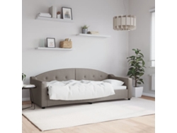 Sofá Cama Sin Colchón Tela Gris Taupe 80x200 Cm