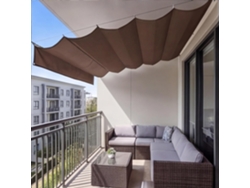 Toldo Retráctil Tipo Resistente Ajustable De Pes , Duradero