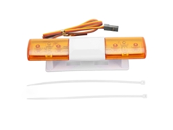 Luz Led De Policía Para Coches Rc Con Diseño Sencillo, 4 Modos Para Coches Rc A Escala 1/8 Y 1/10, Color Amarillo.