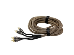 Cable de audio para coche LALAMOLI de 2 RCA a 2 RCA para sistema de audio de coche