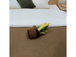 Peluche Sansevieria en Maceta Grande, Juguete Suculento Decorativo, CHABERLU