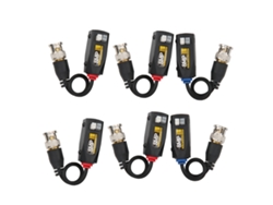 2026-6pcs Balun De Video Y Potencia 8mp Anti Trueno Transmisor Para Cvi/tvi/ahd/cvbs Transceiver