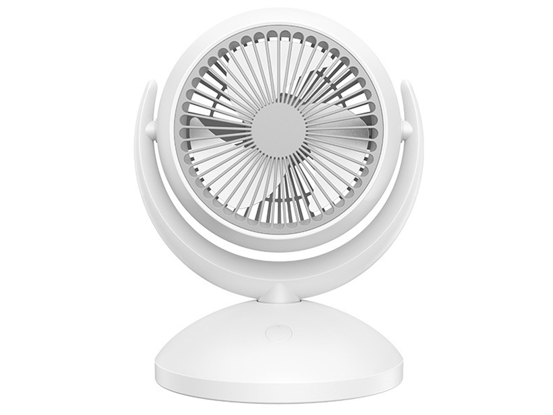 Ventilador de escritorio recargable silencioso de 4 velocidades