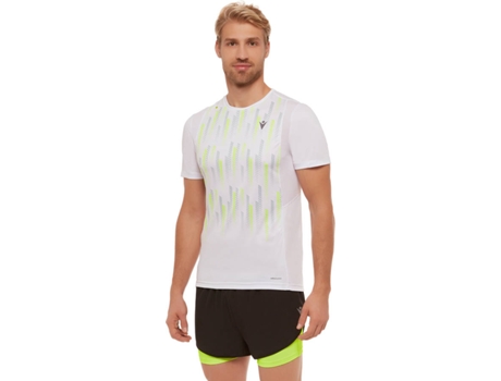 Camiseta de Hombre para Running MACRON Kenny Blanco (2XL)