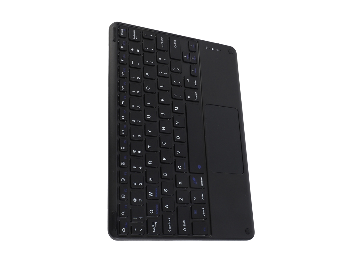 Teclado Bluetooth Sem Fio Com Touchpad 78 Teclas Ultra Fino Silencioso Para Android E Windows